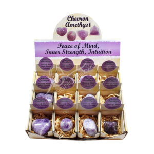 Chevron Amethyst Pop-Up Display Set of 12