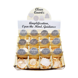 Clear Quartz Pop-Up Display Set of 12