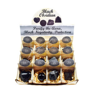 Black Obsidian Pop-up Display Set of 12