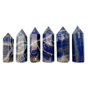 Polished Lapis Lazuli Six Sides Obelisk