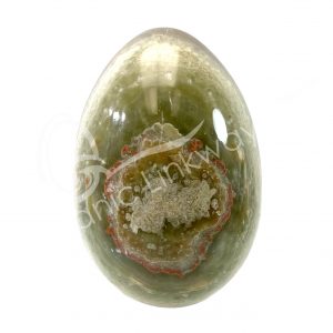 Polished Green Onyx Egg