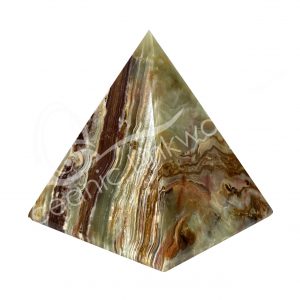 Polished Smooth Green Onyx Pyramid