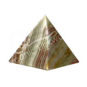 PYRAMID - ONYX, GREEN 4"