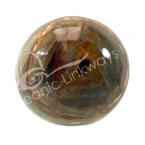 Polished Pakistan Green Onyx Sphere