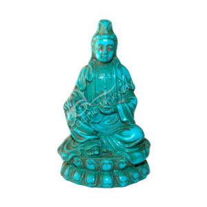 Turquoise Kwan Yin Statue