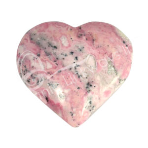 Polished Rhodonite Heart