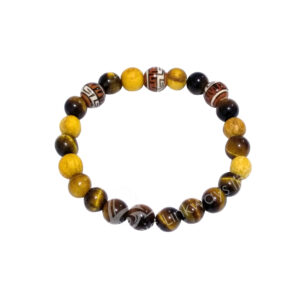 Palo Santo and Tiger Eye Elastic Bracelet