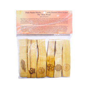 Palo Santo Sticks with Symbols Pack of 6