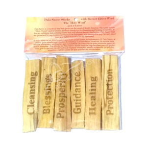 Palo Santo Sticks with Words Pack of 6