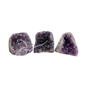 Amethyst Uruguayan C Geode Cut Base Polished