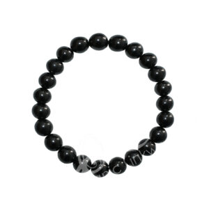 Shungite Medium Beads Bracelet