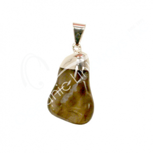 Smoky Quartz Tumbled Stone Pendant