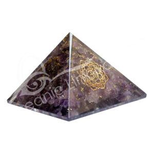 Orgone Amethyst with Crown Chakra Pyramid