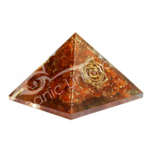 Carnelian in Orgone Pyramid with Sacral Chakra
