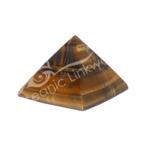 Tiger Eye Pyramid