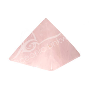 Polished Rose Quartz Pyramid