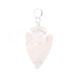 Crystal Quartz Arrowhead Wire Wrap Pendant (Pack of 5)