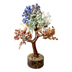 Chakra Stones 500 Beads Gem Tree 10.5-11"