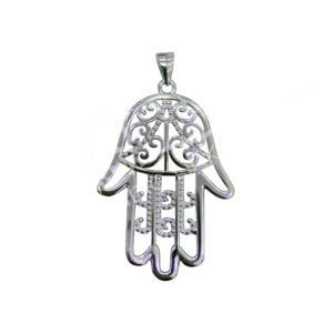 Hand of Fatima Sterling Silver Pendant