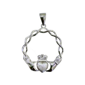 Claddagh Sterling Silver Pendant
