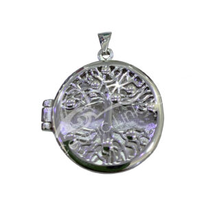 Tree of Life Box Sterling Silver Pendant