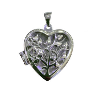 Heart Box Sterling Silver Pendant