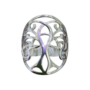 Celtic Tree of Life Sterling Silver Adjustable Ring