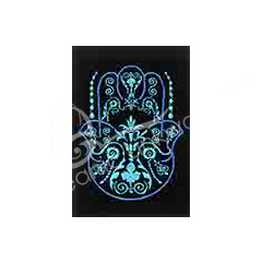 Black Velvet Hand of Fatima Bag (Pack of 5)