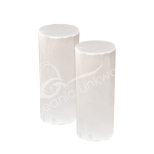 White Selenite Meditation Charger Cylinder