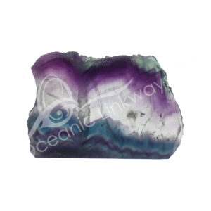 Fluorite Half Polished Slice