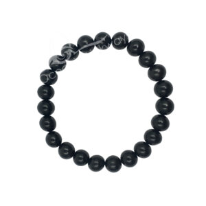Jet Bracelet 8-8.5 mm 7.15-7.25"