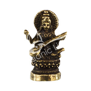 FIGURINE - MINI BRASS SARASWATI 1 1/4"