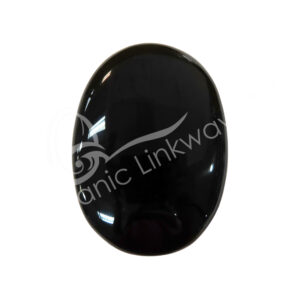 Polished Black Obsidian Palm Stone