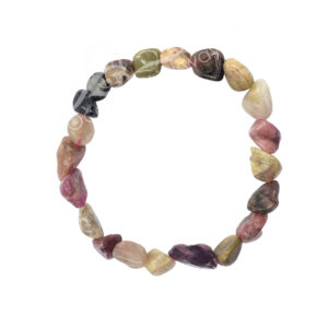 Mixed Tourmaline Tumbled Stones Bracelet