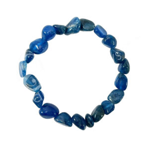 BRACELET - TUMBLED STONES APATITE (8-10 MM) 7.45-7.5"
