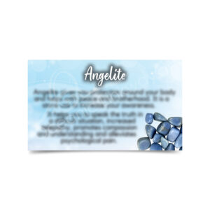 (CLOSE OUT) MARKETING CARD - ANGELITE (PK 50) 2x3"