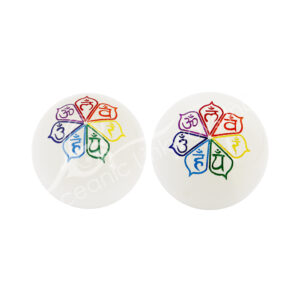Engraved Chakras with Colors Sphere
