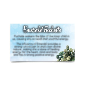 (CLOSE OUT) MARKETING CARD - EMERALD FUCHISTE (PK 50) 2x3"