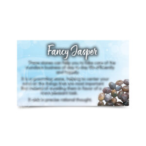 (CLOSE OUT) MARKETING CARD - JASPER, FANCY (PK 50) 2 X 3"