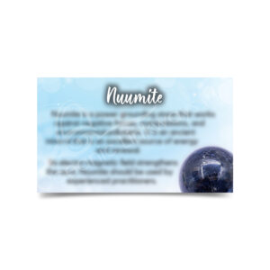 (CLOSE OUT) MARKETING CARD - NUUMITE (PK 50) 2x3"