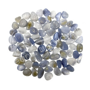 Blue Lace Agate Tumbled Stones