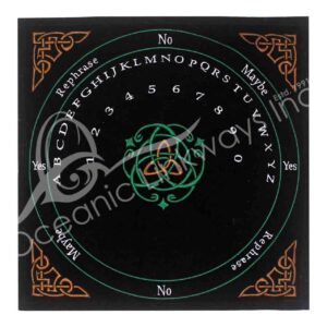 Celtic Embroided Velvet Pendulum Mat