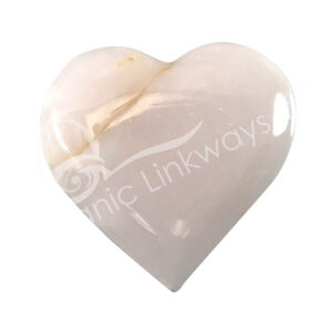Polished Pink Calcite Heart