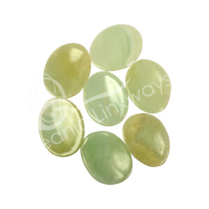 Pistachio Calcite Worry Stones