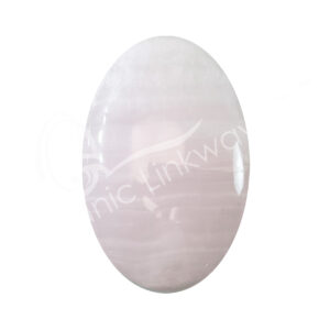 Polished Pink Calcite Palm Stone