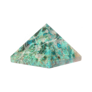 Polished Smooth Chrysocolla Pyramid