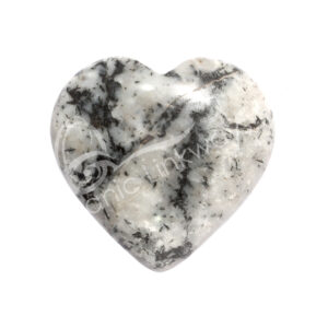Polished Quartz with Black Tourmaline Heart
