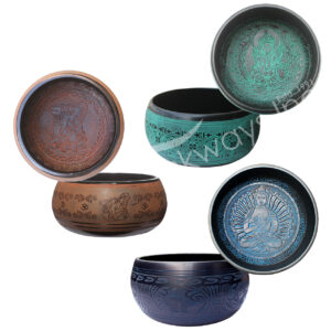 Mixed Colors & Design Light Weight Singing Bowl