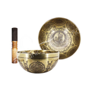 Handmade Tara Engraved Design Singing Bowl