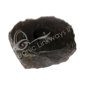 Black Tourmaline Top Polished Tealight Holder